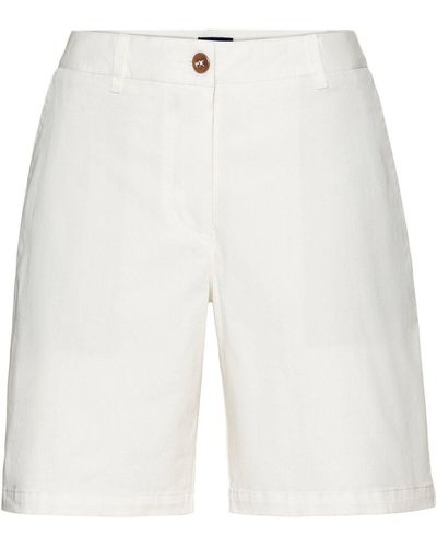 GANT Slim Classic Chino Shorts - Weiß