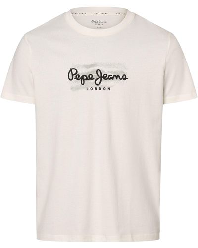 Pepe Jeans T-Shirt Castle - Weiß