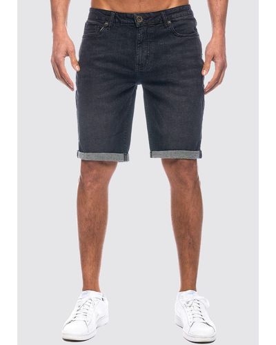 Smith & Solo Jeansshorts , kurze Hosen Männer, Shorts 5-Pocket Style - Blau