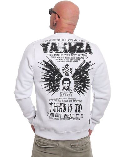 Yakuza Sweatshirt Best Weapon - Grau