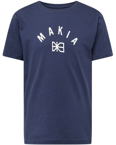Makia T-Shirt (1-tlg) - Blau