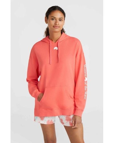 O'neill Sportswear ' O`NEILL Hoodie Woman of the Wave Ocean Rose Parade - Rot