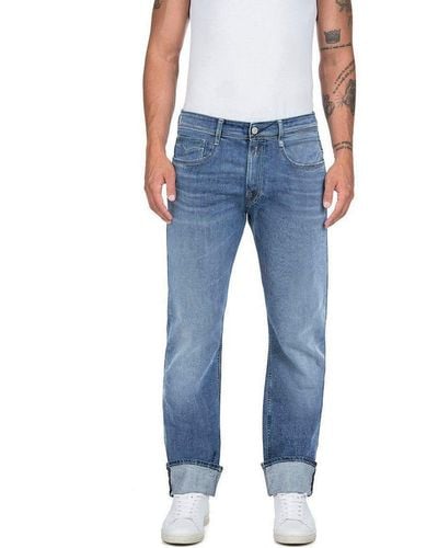 Replay Comfort-fit-Jeans Rocco - Blau