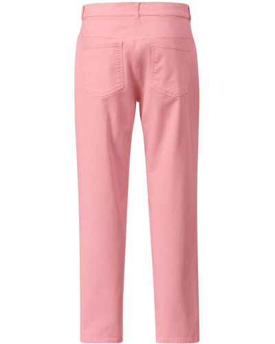 Janet & Joyce Funktionshose 7/8-Hose Slim Fit 5-Pocket - Pink