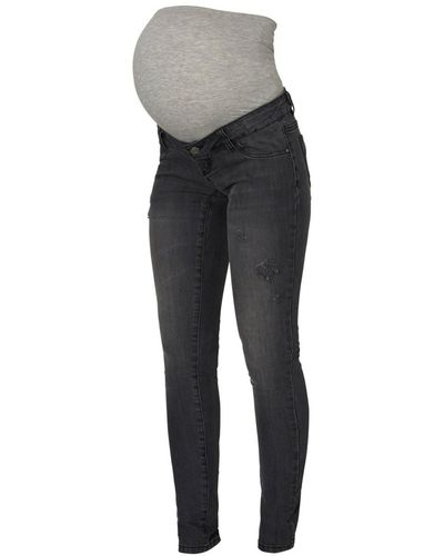 Mama.licious Skinny-fit-Jeans Julia (1-tlg) Weiteres Detail, Plain/ohne Details - Grau