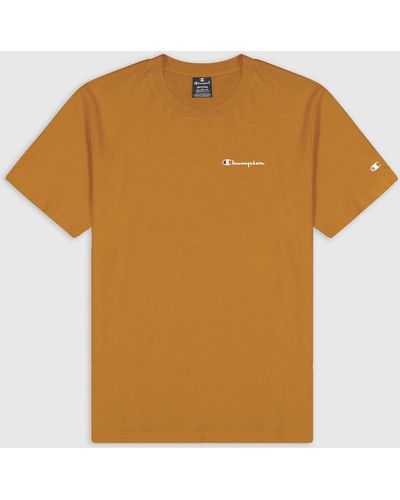 Champion Kurzarmshirt Crewneck T-Shirt - Orange