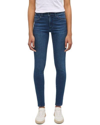 Mustang Skinny-fit-Jeans SHELBY mit Stretch - Blau