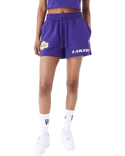 KTZ Shorts Short NBA Team Logo LA Lakers - Blau