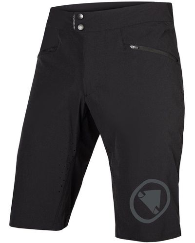 Endura Shorts mit Gürtelschlaufen - Schwarz