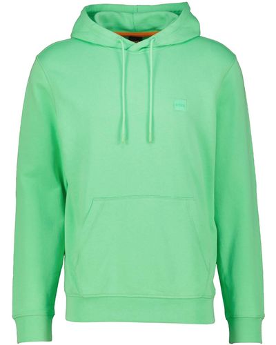BOSS Sweatshirt Hoodie WETALK Regular Fit (1-tlg) - Grün