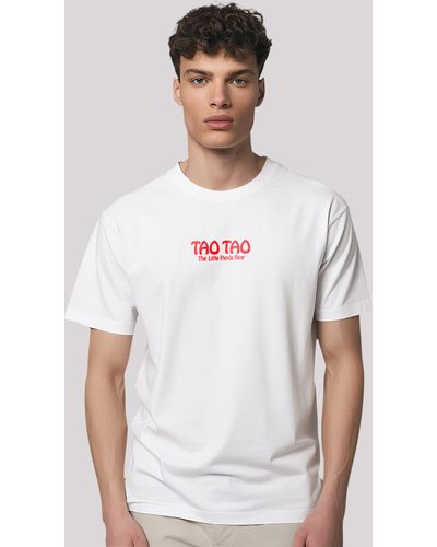 F4NT4STIC Shirt Tao LOGO Premium Qualität, Zeichentrick, TV Serie - Weiß