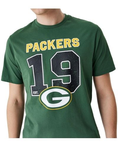 KTZ T-Shirt NFL Green Bay Packers Wordmark - Grün