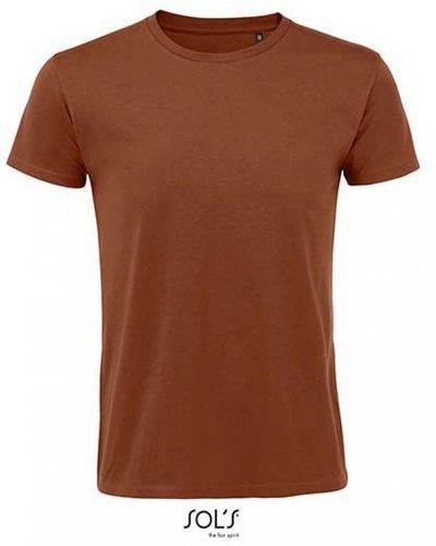 Sol's Rundhalsshirt Regent Fit T-Shirt - Braun