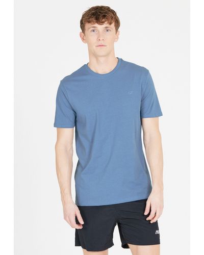 Cruz T-Shirt Highmore aus reiner Baumwolle - Blau