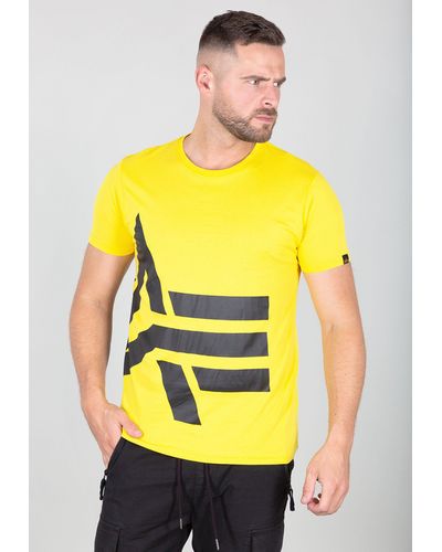 Alpha Industries Shirt Men - Gelb