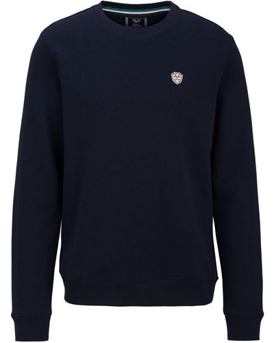 19V69 Italia by Versace Sweatshirt Nico Shield - Blau
