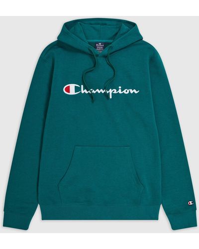 Champion Hooded Sweatshirt /AVT/ALLOVER - Grün