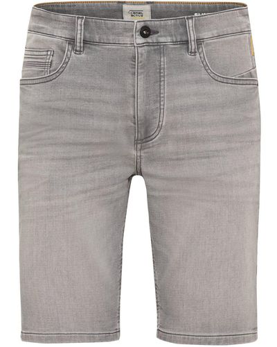 Camel Active Stoffhose Shorts 5-Pocket, Stone Grey - Grau