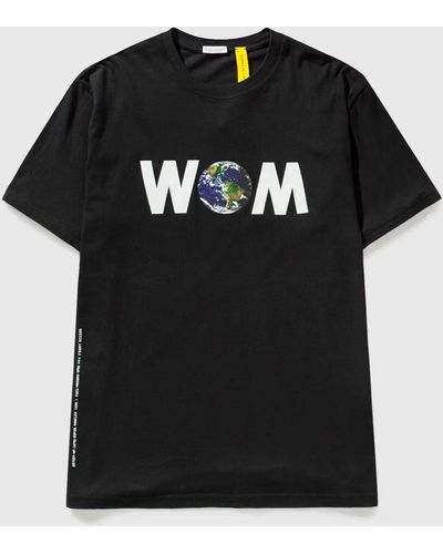 Moncler T-Shirt World of Größe S - Schwarz