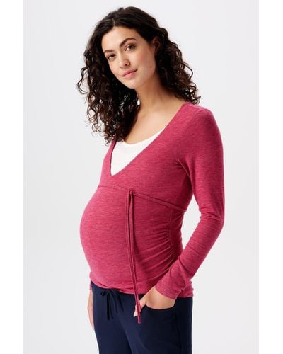 Esprit Maternity Stillshirt (1-tlg) - Rot