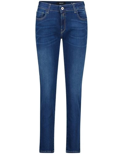 Replay 5-Pocket- Jeans FAABY Straight Fit (1-tlg) - Blau