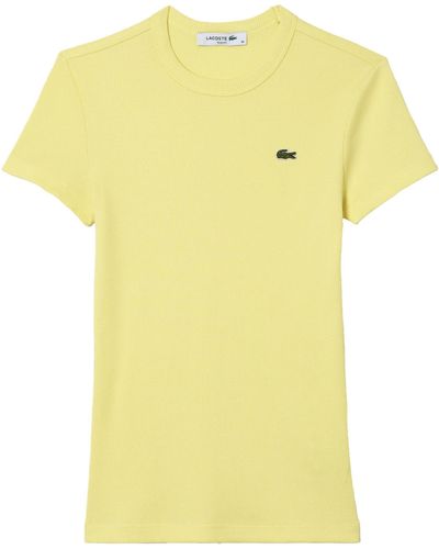 Lacoste T-Shirt (1-tlg) - Gelb