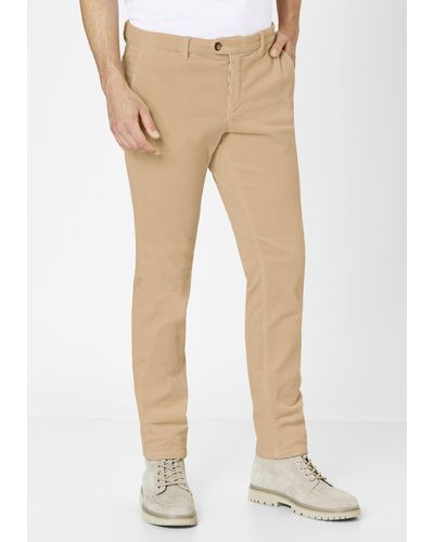 Redpoint Chinohose Brandon Tapered Fit Chino aus der 16 Shades Edition - Natur