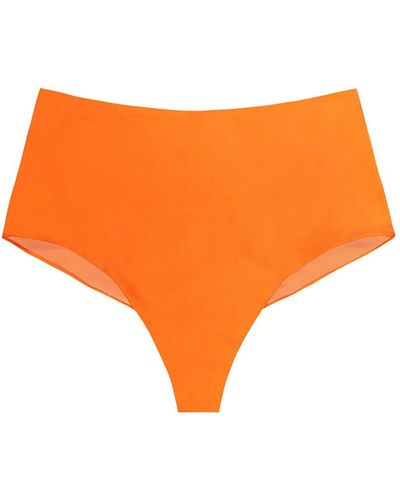 Picture W High Waist Bottoms Shorts - Orange
