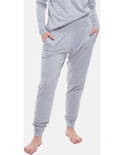 Mey Schlafhose Yona (1-tlg) Schlafanzug Hose - Grau