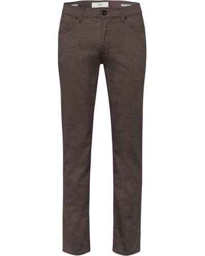 Brax 5-Pocket-Jeans Hose STYLE.CADIZ Straight Fit (1-tlg) - Grau