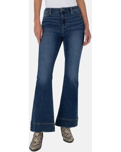 Liverpool Jeans Company Bootcuthose High Rise Flare With Wide Hem - Blau