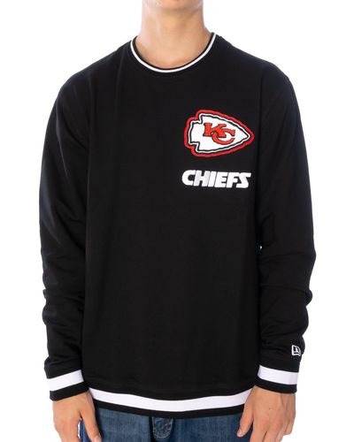KTZ Logoselect Kansas City Chiefs Sweatpulli Sweater schwar (1-tlg) - Schwarz