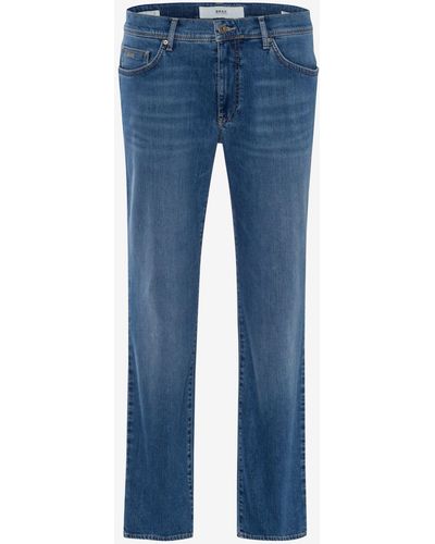 Brax 5-Pocket-Jeans Cadiz Masterpiece Premium Flex Denim - Blau