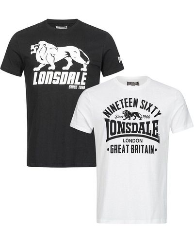 Lonsdale London T-Shirt BYLCHAU - Weiß