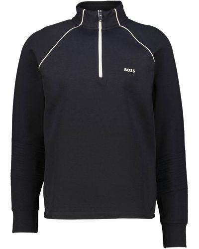 BOSS Sweatshirt (1-tlg) - Schwarz