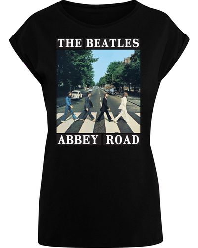 F4NT4STIC Lyst Road Schwarz T-Shirt Abbey in DE Beatles | The