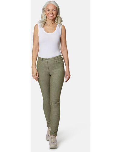 Goldner Bequeme Jeans Jeanshose Bella aus superelastischer Qualität für volle Bewegungsfreiheit Ohne - Grün