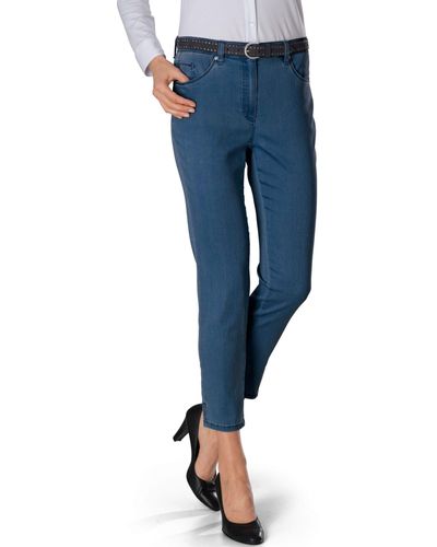 RAPHAELA by BRAX /- 7/8 Jeans Lesley jeansblau Slim Fit 5-Pocket Form