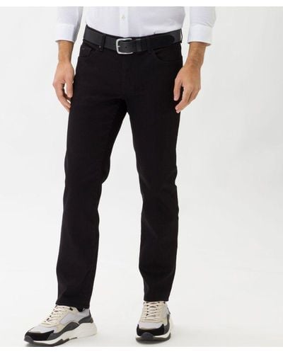 Brax 5-Pocket-Jeans Cadiz Masterpiece Premium Flex Denim - Schwarz