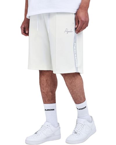 PEGADOR Shorts Logo Wide - Weiß