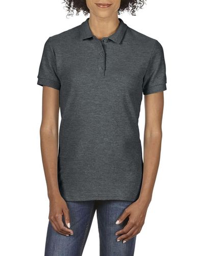 Gildan PREMIUM COTTON® Poloshirt T- Baumwolle Polo Shirt - Grau