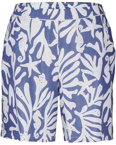 CALIDA Pyjamashorts Shorts (1-tlg) - Blau