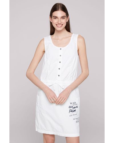 SOCCX Sommerkleid aus Baumwolle - Weiß