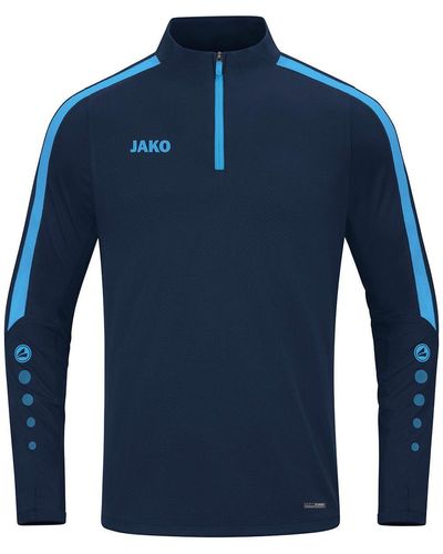 JAKÒ Sweatshirt Ziptop Power - Blau