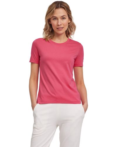 FALKE T-Shirt aus reiner Baumwolle - Rot