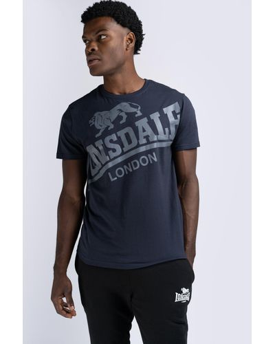 Lonsdale London T-Shirt WATTON - Blau
