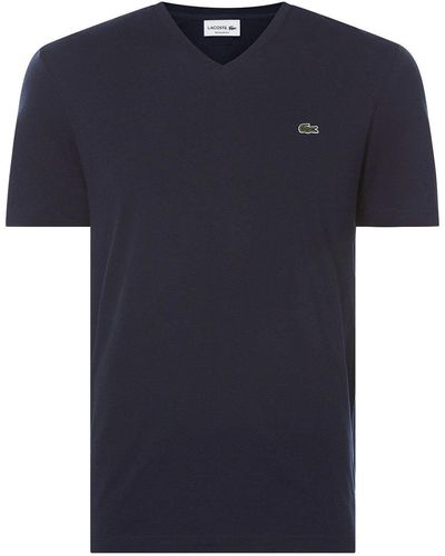 Lacoste T-Shirt SHORT SLEEVED V-NECK TEE TH2036 Navy Dunkelblau