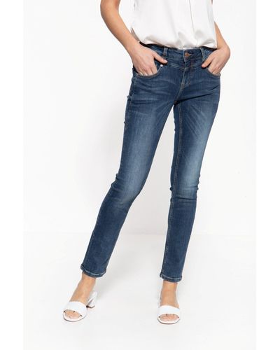 ATT Jeans ATT Slim-fit-Jeans Zoe aus elastischem Wonder Stretch - Blau