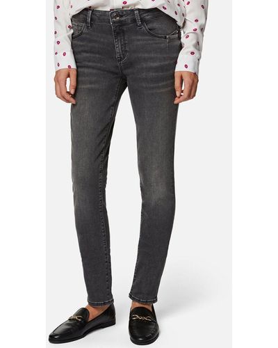 Mavi Slim Fit Denim Jeans Normal Waist Stretch Hose SOPHIE (1-tlg) 4164 in Grau