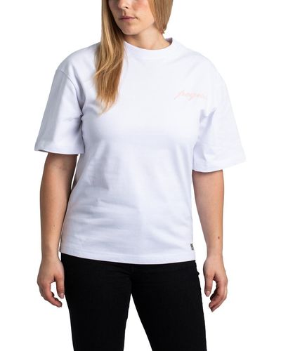 Pequs T-Shirt A Parad Beach Logo Tee - Weiß